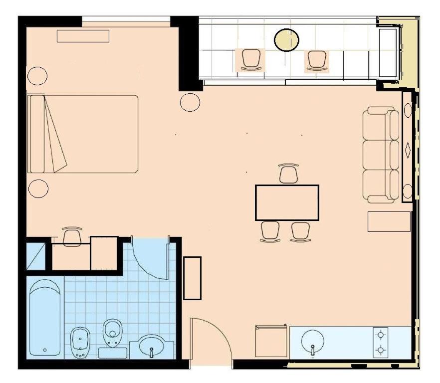 Apart 1013 Con Piscina Gimnasio Laundry Y Seguridad 24 Hs 布宜诺斯艾利斯 外观 照片